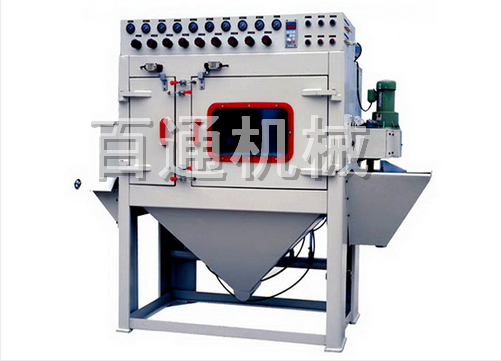 BT-1380A皮帶夾送式自動噴砂機